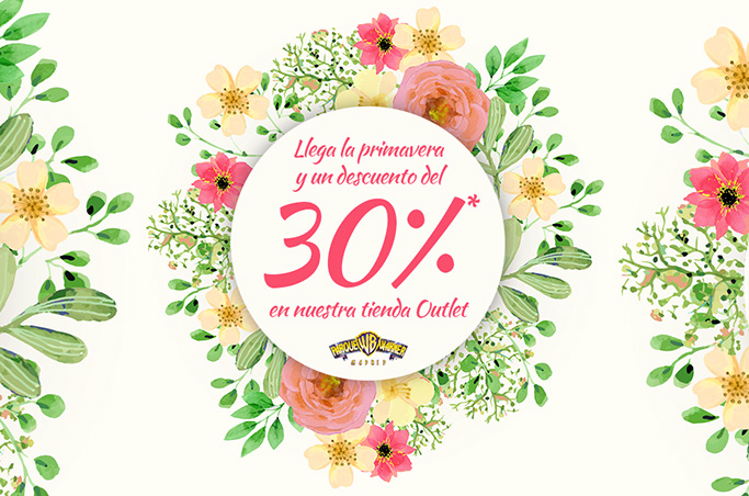 Descuento en la tienda Outlet de Parque Warner