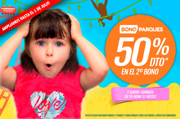 50% de descuento en tu segundo Bono