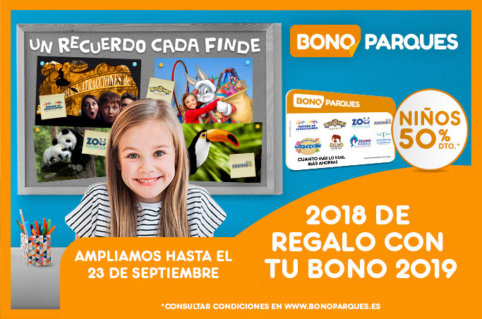 La vuelta al cole más feliz con Bono Parques