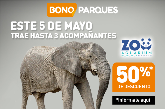 Acompañantes con el 50% de descuento en Zoo