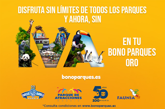 Días sin IVA en tu Bono Parques Oro