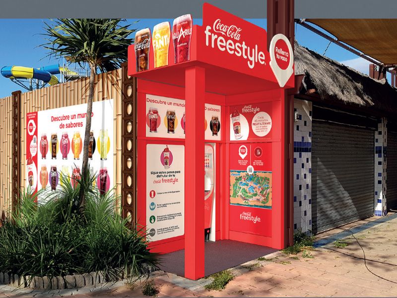 Coca-Cola Freestyle en Aquopolis Villanueva de la Cañada